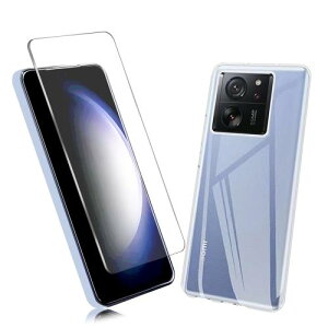 2Zbg1 FOR Xiaomi 13T pro p̃KXtB + 1 FOR Xiaomi 13T pro p̕یJo[ی Xiaomi 13T proTPU \tg VRP[X KX / dx9H / /یtB PCduoduo