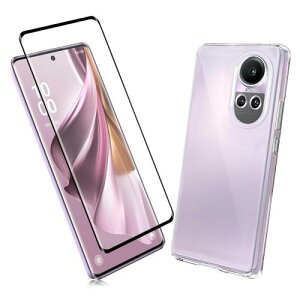 2Zbg1 FOR OPPO Reno10 Pro p̃KXtB + 1 FOR OPPO Reno10 Pro p̕یJo[ OPPO Reno10 Pro ی TPU \tg VRP[X KX / dx9H / /یtB PCduoduo