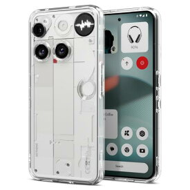 Spigen Nothing phone 3 ケース クリア 米軍MIL規格取得 ワイヤレス充電対応 2重構造 ウルトラ・ハイブリッド ACS08567 (クリスタル・クリア)