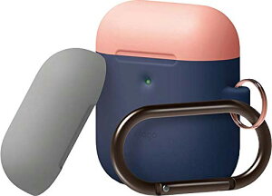 elago AirPods with Wireless Charging Case �Ή� �P�[�X �J���r�i �t�� �ϏՌ� �V���R�� �J�o�[ �o�C�J���[ �P�[�X�J�o�[ �Ռ� �z�� ���h�~ �����h�~ �ی� �A�N�Z�T���[ [ AirPods 2 ��2���� �G�A�[�|�b�Y2 ��