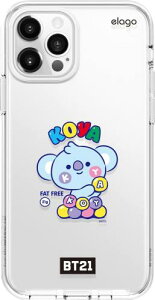 elago iPhone12 Pro / iPhone12 �Ή� �P�[�X �N���A BT21 �O�b�Y �N���A�P�[�X ���� �X�}�z�P�[�X [ iPhone12 mini �A�C�t�H��12 mini �A�C�t�H��12�~�j �Ή� ] LINE FRIENDS BT21 JELLY CANDY KOYA
