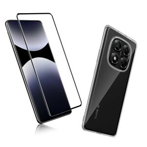 2Zbg1 FOR Redmi Note 14 Pro 5G p̃KXtB + 1 FOR Redmi Note 14 Pro 5G p̕یJo[ی Note 14 Pro 5G TPU \tg VRP[X KX / dx9H / /یtB PCduoduo