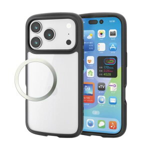 GR iPhone 17 Pro P[X Jo[ NA ϏՌ Ռz nCubh ^ y Xgbvz[t SGA[NbV Xgbvz_[V[gt TOUGH SLIM LITE ubN PM-A25CTSLFC