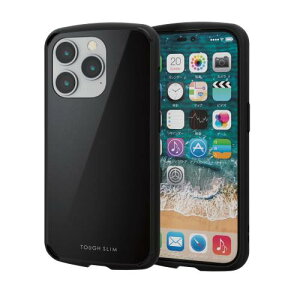 GR iPhone14Pro P[X Jo[ ϏՌ Ռz GA[NbV ^ y TOUGH SLIM LITE [MagsafeΉiPhone14/13pn Xgbvz[t ubN PM-A22CTSLMBK