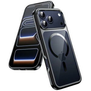 JETech iPhone 17 Pro Max 6.9C`p }OlbgP[X MagSafeɑΉ \tgdHTPUt[ n[hNAPCobN ϏՌ X}zJo[ (ubN)