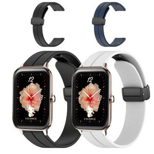 [HUKWIMO] 2�{�Z�b�g GH-SMWL �E�H�b�` �o���h �R���p�`�u�� �Ή� �����x�� 22mm �X�|�[�c�X�g���b�v �����x���g �X�|�[�c �o���h �V���J�Q�� �o�b�N���t�� �X�e�����X�������o���h �t�@�b�V���� 