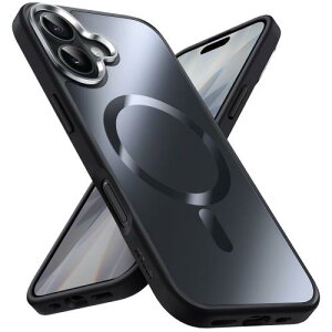 JETech iPhone 17 6.3C`p }OlbgP[X MagSafeɑΉ ̂}bgw ^ ϏՌ dCbLtHJo[ (ubN)