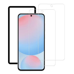 HKKAIS ���{���Ɏq�̗p Galaxy S25 FE �p �K���X�t�B���� ���� �K���X �t����� �ی�t�B����2 ���Z�b�g+ �K�C�h�g