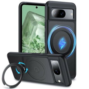 FNDMIL 360°]EMagSafeΉGoogle Pixel 8 p P[X\ȎCOz_[}bgČRMILKiϏՌVRop[t wh~ O[OsNZ8 p dbP[X ^ (ubN)