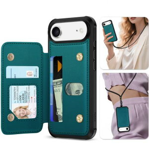 TUCCH iPhone Air �Ή� �P�[�X �V�����_�[�X�g���b�v�t�� �w�ʃJ�[�h���[ 6.5�C���` PU���U�[ RFID�u���b�L���O �X�g���b�v�z�[���t�� 3�|�P�b�g ���O���s�� ���z�^ TPU�f�� ����~�� �Ռ��z�� 