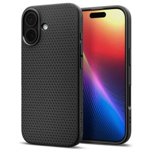 Spigen �n��18�N�̋Z�p�� iPhone 17 �P�[�X �ČRMIL�K�i �X�g���b�v�z�[�� �}�b�g TPU �ϏՌ� ���L�b�h�E�G�A (�}�b�g�E�u���b�N) ACS09977