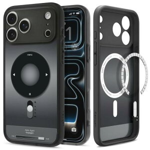 Spigen n18N̋Zp iPhone 17 Pro P[X MagSafeΉ }bg wh~ Xgbvz[ ČRMILKi EgEnCubhE}OtBbg (NVbNEubN) ACS10076