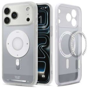 Spigen �n��18�N�̋Z�p�� iPhone 17 Pro �P�[�X MagSafe�Ή� �}�b�g �w��h�~ �X�g���b�v�z�[�� �ČRMIL�K�i �E���g���E�n�C�u���b�h�E�}�O�t�B�b�g (�N���V�b�N�E�V���o�[) ACS10075