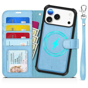 TUCCH iPhone17 Pro Max Ή P[X 蒠^ 2 in 1  6.9C` Xgbvt O RFIDubLO 4J[h|Pbg uX^h@\ Ռz Sʕی PU ӂ17v}