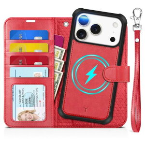 TUCCH iPhone 17Pro Ή P[X 蒠^ 2 in 1  6.3C` Xgbvt O RFIDubLO 4J[h|Pbg uX^h@\ Ռz Sʕی PU ӂ17v Ή