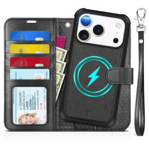 TUCCH iPhone 17 Pro Ή P[X 蒠^ 2 in 1  6.3C` Xgbvt O RFIDubLO 4J[h|Pbg uX^h@\ Ռz Sʕی PU ӂ17v 