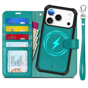 TUCCH iPhone 17 Pro Ή P[X 蒠^ 2 in 1  6.3C` Xgbvt O RFIDubLO 4J[h|Pbg uX^h@\ Ռz Sʕی PU ӂ17v 