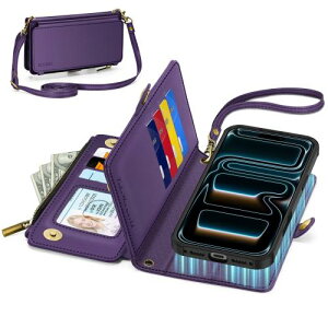 TUCCH iphone 17 Pro Max Ή P[X 蒠^ 2 in 1  6.9C` V_[ Xgbvt O e RFIDubLO 10J[h[ t@Xi[ E