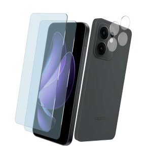 �Ή� OPPO Reno13 A �K���X�t�B���� + OPPO Reno13 A�J�����t�B���� �p�̕ی�t�B���� ���͂�ی� �ڂ̔��y�� �\��t���ȒP �����z�� �C�A �h�~ �Ή� OPPO Reno13 A �t���ی� �V�[�g�Ռ��z�� ������ �w