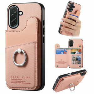For galaxy a36 5g �P�[�X �蒠�^ �M�����N�V�[a36 �P�[�X �����O�t�� samsung galaxy a36 5g �X�}�z�P�[�X �w�ʃJ�[�h���[ galaxya36 �J�o�[ ���z�^ a36 5g SC-54F �J�o�[ �J�����ی� �X�^���h�@�\ PU���U�[ RFID