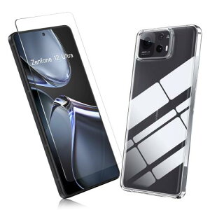 2Zbg1 FOR Zenfone 12 Ultra p̃KXtB + 1 FOR Zenfone 12 Ultra p̕یJo[ ی TPU \tg VRP[X KX / dx9H / /یtB PCduoduo