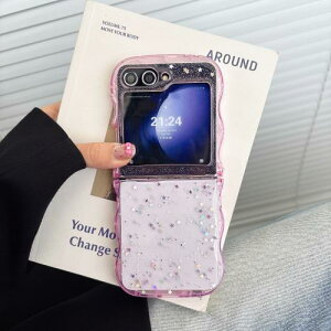 QLTYPRI Ή Galaxy Z Flip 7 P[X NA TPU Jo[ EF[u  ؍  EF[u Ob^[  ^ y ϏՌ ~ (SC-55F) X}zP[X CX[dΉ Xgbvz