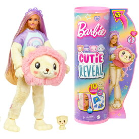 バービー(Barbie) キュートアップ! きぐるみバービー ライオン 着せ替え人形ドールアクセサリー 3才~ HKR06