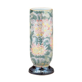 仏具 花瓶 花立 仏壇 用 花立て かびん ミニ サイズ 花筒 モダン で おしゃれ な 仏具小物 有田焼 庵 色唐草 国産 日本製 サンメニー