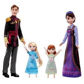マテル(MATTEL) ディズニー(Disney)/アナと雪の女王(Frozen) アレンデール ロイヤルファミリー(4ドールセット)着せ替え人形3才~プレゼントHND27