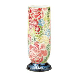 仏具 花瓶 花立 仏壇 用 花立て かびん ミニ サイズ 花筒 モダン で おしゃれ な 仏具小物 有田焼 庵 四季友禅 国産 日本製 サンメニー
