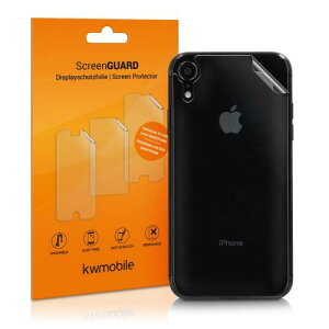 kwmobile �Ή�: Apple iPhone XR �w�� 3x �ی� �t�B���� - �� �w�� �h�~ �v���e�N�^�[ �Z�b�g �A�C�t�H��