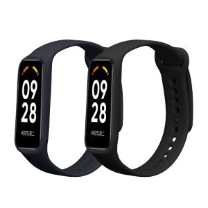 [kwmobile] 2x �����x���g �Ή�: Xiaomi Smart Band 8 Active �o���h - �V���R���o���h �\�t�g TPU �ϋv�� ���F/���F