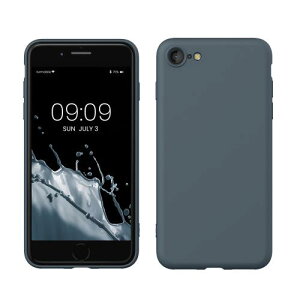 kwmobile �X�}�z�P�[�X �Ή�: Apple iPhone SE (2022) / iPhone SE (2020) / iPhone 8 / iPhone 7 �P�[�X - �ɔ� TPU �V���R�� �}�C�N���t�@�C�o�[ �_�[�N �X���[�g