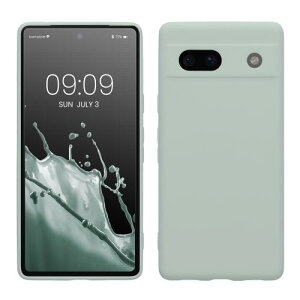 kwmobile スマホケース 対応: Google Pixel 7a ケース - スマートフォン バックカバー TPU 耐衝撃 クール ミント