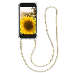 kwmobile �X�}�z�V�����_�[ �Ή�: Apple iPhone SE (2022) / iPhone SE (2020) / iPhone 8 / iPhone 7 �P�[�X - �V�����_�[ �N���A TPU �J�o�[ �X�g���b�v�t�� - ���|�� ��|�� �ϏՌ�