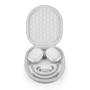 Yinke Apple AirPods Max�p���[�n�[�h�P�[�X �X���[�v���[�h�Ή� �|�[�^�u�� ���s���[�g�їp �G�A�|�[�gMax�A�N�Z�T���[ �w�b�h�t�H���P�[�X �A�N�Z�T���[�i�O���[�j