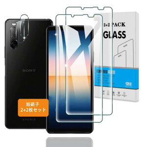 2+2Zbg Ή Xperia 10 III KXtB + JtB {Ɏq dx9H Ή Xperia 10 III SO-52B / SOG04 tB KX t یtB 3D TouchΉ Aߗ ACA[ A0