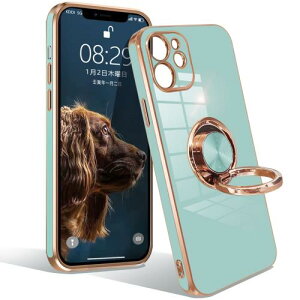 iphone12 P[X O ACtH12 Jo[ Ot ϏՌ gуJo[ TPU y VR X^h@\t 360]ԍڃz_[ 6.1C` ̌^YیJo[()