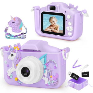 ArtCWK LbYJ qpJ jR[ J ̎q2024o 2.0C` 1080P HD 4000w fWJ fAY 8{Y[ 32GBTFJ[h qB gCJ {t a