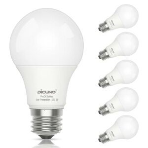 DiCUNO LED�d�� E26���� 9W 60W�`���� 806lm �d���F 3000K �����F Ra98+ �L�z�� ���P�x A60 �������Ή� �ȃG�l PSE�F�؍ς� 6��