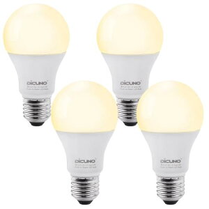 DiCUNO E26 LEDd 邳ZT[ dF lZT[Ȃ 9W 60W 800lm 2700k ÃZT[d 邳œ_ hƃCg 񒲌 ȃGl PSEF؍ς 4