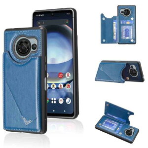 Anrek�V�^ SHARP AQUOS R8 / docomo SH-52D �p �w�� �J�[�h�P�[�X �蒠�^ �w�ʃJ�o�[ (�l�C�r�[�u���[) �A�N�I�Xr8 �h�R��sh52d �X�}�z�P�[�X �T�C�h�}�O�l�b�g �J�[�h���[ ���u���@�\ PU���U�[ ���z�^ �g