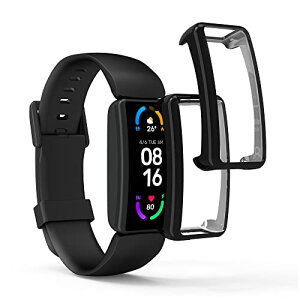 kwmobile 2x P[X Fitbit Inspire 3 / Inspire 2 / Ace 3Ή Jo[ - tJo[ VR ϏՌ S̕ی F/O[