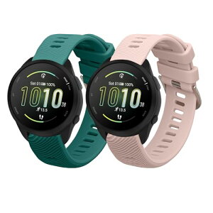 kwmobile 2x xg Garmin Forerunner 165 / Forerunner 165 Music Ή oh - VRoh \tg TPU ϋv ΐF/AeB[NsN