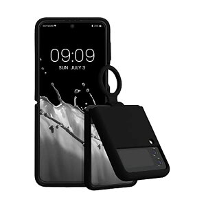 kwmobile Samsung Galaxy Z Flip4�Ή� �P�[�X - �ی�P�[�X �J�o�[ �\�t�g TPU �V���R�� - �ϏՌ� ���F