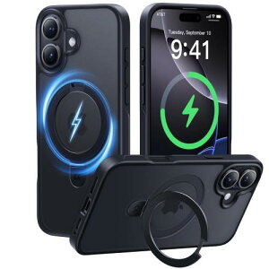 2024KI4in1@\CASEKOO iPhone 16 Plusp P[X ČRMILKi c wh~ }bgdグ 25W}[dΉ MagSafeΉ ϖh~ ^ X}zP[X Xgbvz[t C