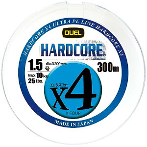 DUEL (fG) PEC ނ莅 HARDCORE X4 C ނ胉C ދ x x 1.5 300m 5F/CG[}[LO H3385N-5CBL