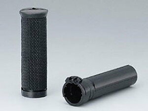 キジマ(kijima) スリムグリップ スポーツタイプ スロットルパイプ付 φ34x116mm ハーレー ブラック HD-04720