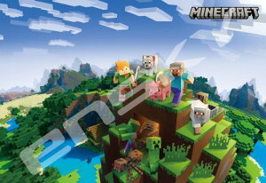 GXJC(ENSKY) MINECRAFT }CNtg }CNtg Overworld 26×38cm WO\[pY 300s[X JIGSAW PUZZLE 300-1921
