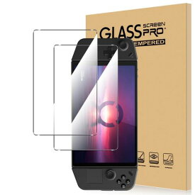 2枚セットFor Lenovo Legion Go フィルム ガラスフィルム 強化ガラス 高透過率 高感度タッチ 硬度9H 指紋防止 Greerass 気泡防止 撥水撥油 耐衝撃 貼り付け簡単 液晶保護 超薄飛散防止